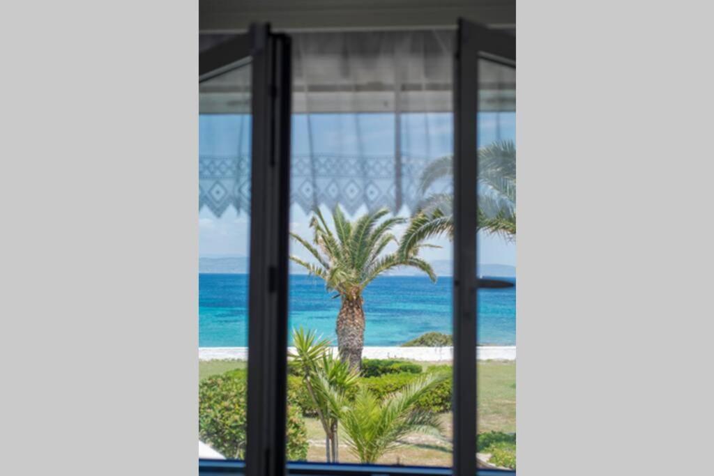 Palmaya Villa, Unique Seafront Experience Vagia  Bagian luar foto
