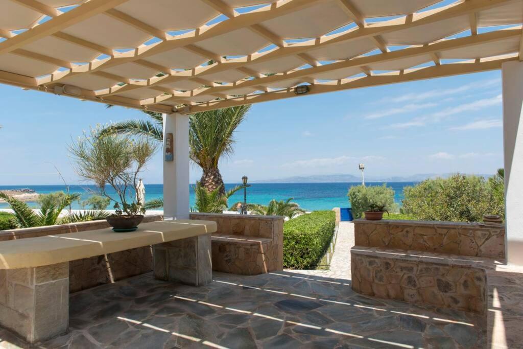 Palmaya Villa, Unique Seafront Experience Vagia  Bagian luar foto