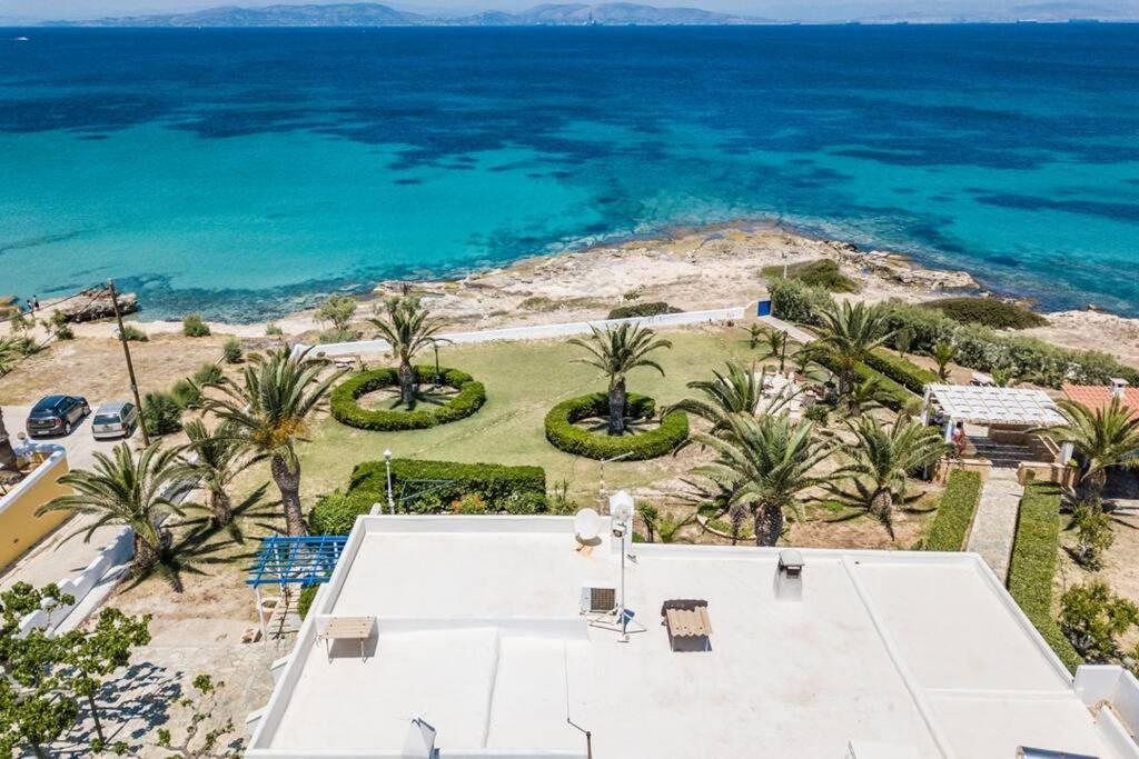 Palmaya Villa, Unique Seafront Experience Vagia  Bagian luar foto