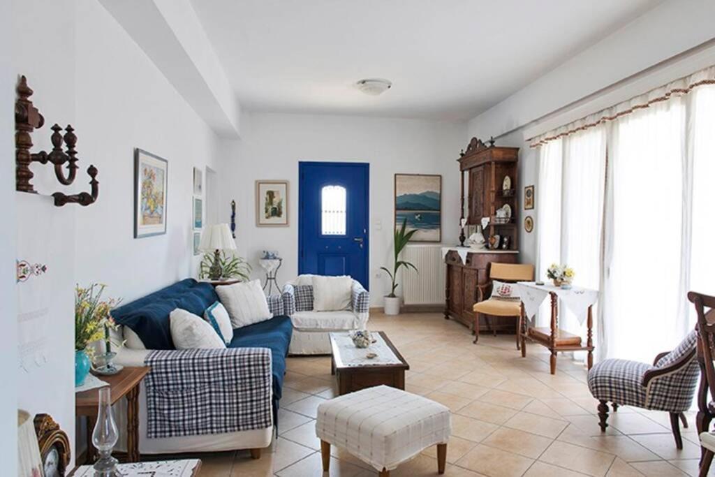 Palmaya Villa, Unique Seafront Experience Vagia  Bagian luar foto